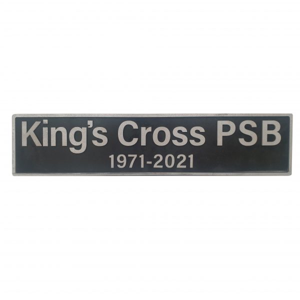 Kings Cross PSB Loco Nameplate
